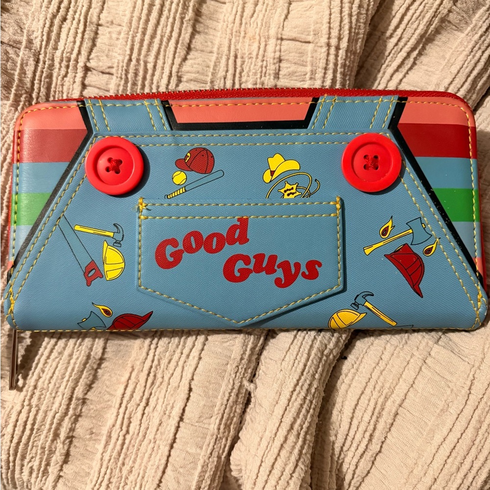 Loungefly Blue and Red Chucky Good Guys Wallet